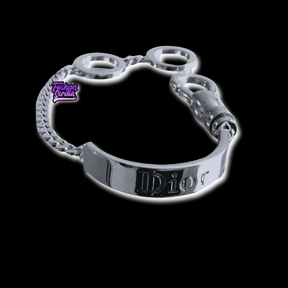 Christian Dior By John Galliano Vintage Hard Core Gambler Chain Link Bracelet - Picture 6 of 16